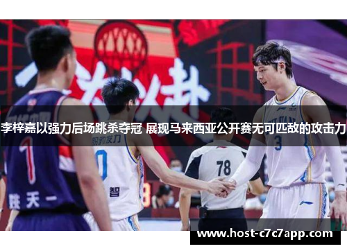 李梓嘉以强力后场跳杀夺冠 展现马来西亚公开赛无可匹敌的攻击力